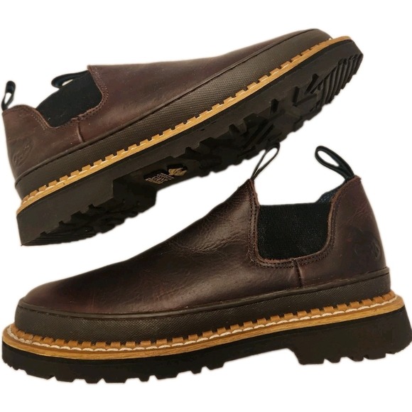 Georgia Boot Other - Georgia Giant Romeo Boots Mens 10 M GR262 Brown Leather Chelsea Chore Steel Toe